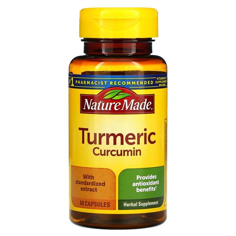 Nature Made Turmeric Curcumin 60 Capsules
