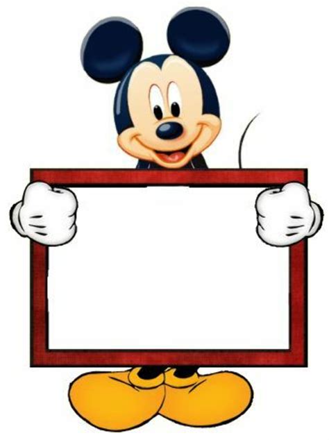 Download High Quality Mickey Mouse Clipart Border Transparent Png