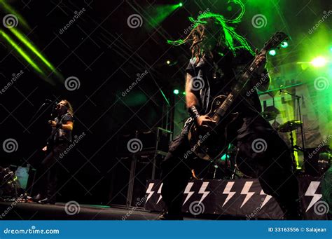 Heavy Metal Rock Concert Live Editorial Photo Image 33163556