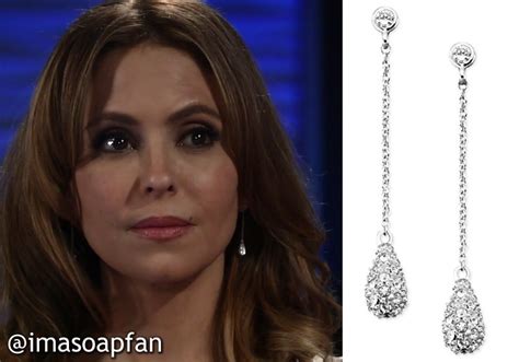 Olivia Falconeris Dangling Teardrop Earrings General Hospital Season 53 Episode 226 0222
