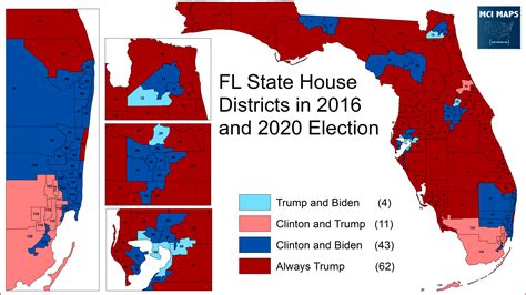 How Florida's State House Districts Voted in 2020 - MCI Maps | Election ...