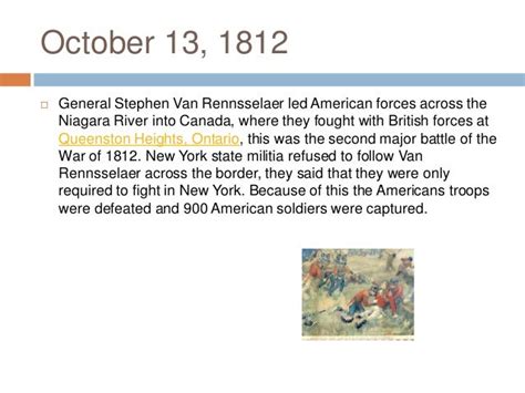 War Of 1812 Timeline