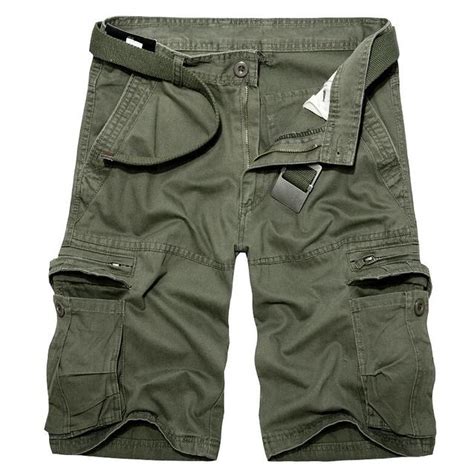 Buy Mens Military Cargo Shorts 2018 Summer Army Green