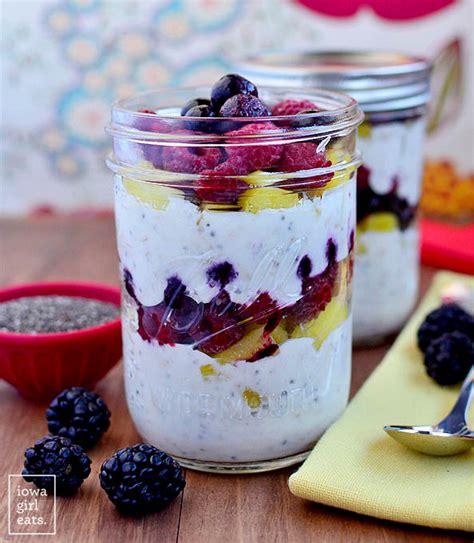make ahead fruit and yogurt breakfast parfaits nutrition line