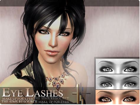 The Sims Resource Eyes Make Up Eyelashes