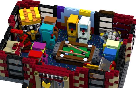 Lego Ideas Lego Arcade With Cafe