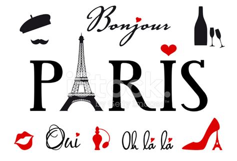 Paris Word With Eiffel Tower Stock Photo Royalty Free Freeimages