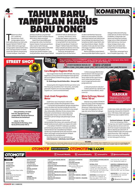 Jual Majalah Otomotif Ed 34 Januari 2018 Gramedia Digital Indonesia