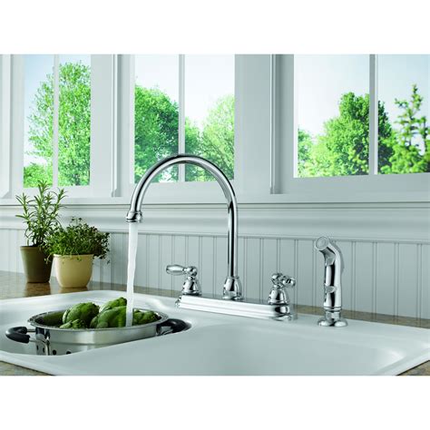 If you are weighing up the pros. Two Handle Kitchen Faucet With Pull Down Sprayer