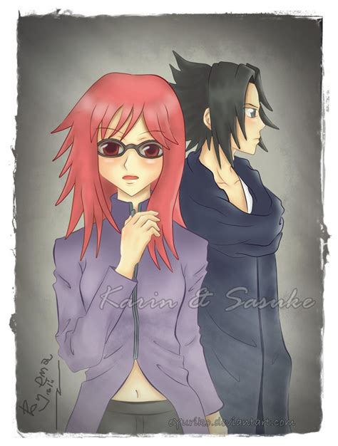 Karin And Sasuke By Eyuriko On Deviantart