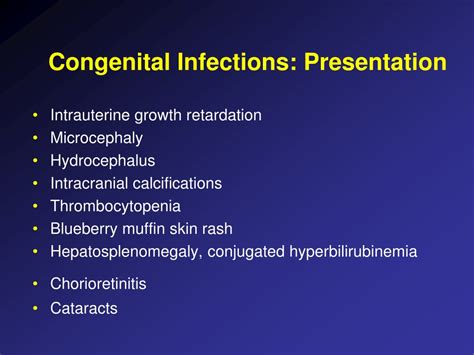 Ppt Congenital And Perinatal Infection Powerpoint Presentation Free