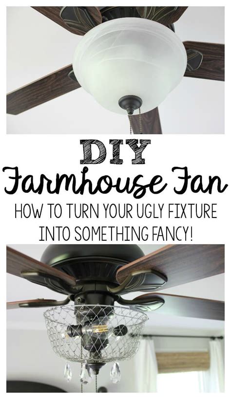 Diy Ceiling Fan Makeover Farmhouse Style Artofit