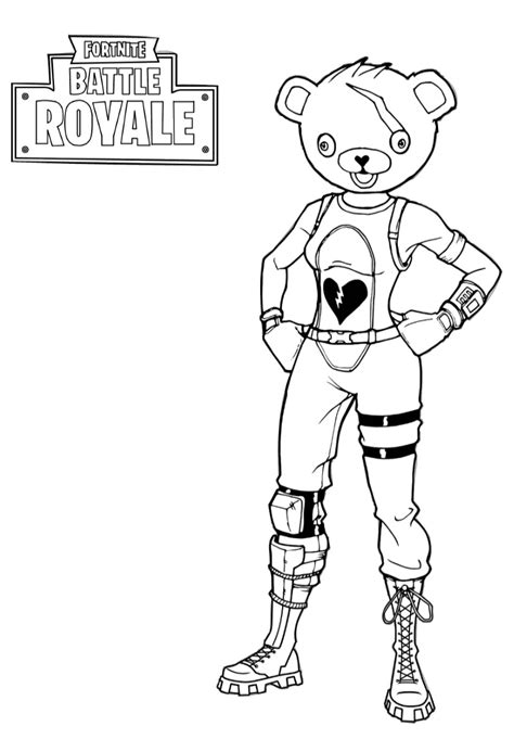 Best Fortnite Coloring Pages