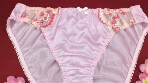 Pink Nylon Panties Panty Bikini Sexy With Lace And Ribbon Japanese Style Size 3l กางเกงในเซ็กซี