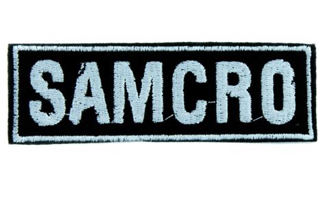 Samcro Sons Of Anarchy Motorcycle Club Redwood Original Patch Iron On