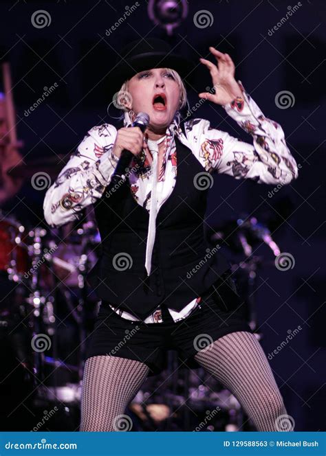 Cyndi Lauper Live Performance Editorial Photo 25383091