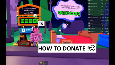 How To Donate Robux To Your Friends Pls Donate Youtube