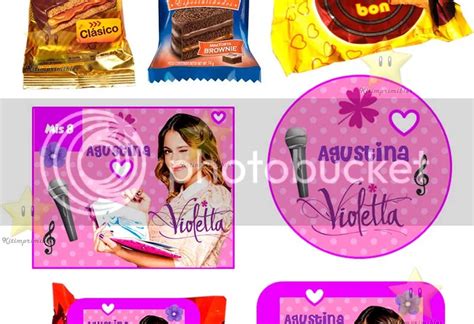Kit Imprimible Candy Bar Violetta Disney Todas Las Golosinas Kit