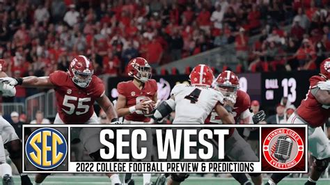 Sec West 2022 College Football Season Predictions Win Big Sports