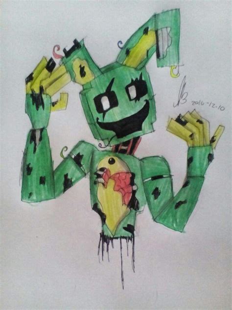 8 Bit Springtrap Five Nights At Freddys Amino