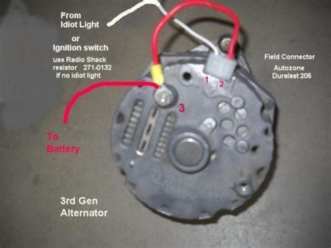 pajero alternator wiring diagram
