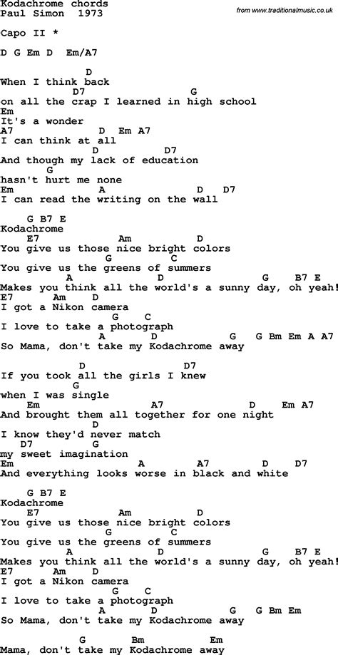 Song Lyrics With Guitar Chords For Tears In Heaven Eric Clapton Artofit