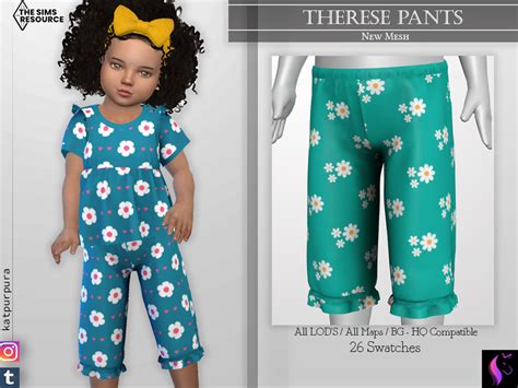 The Sims Resource Therese Pants
