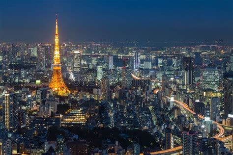 Antenne De Tour De Tokyo Tokyo Japon Image Stock Image Du Sunset