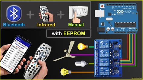 Home Automation Using Arduino Bluetooth Ir Remote Control Relay With