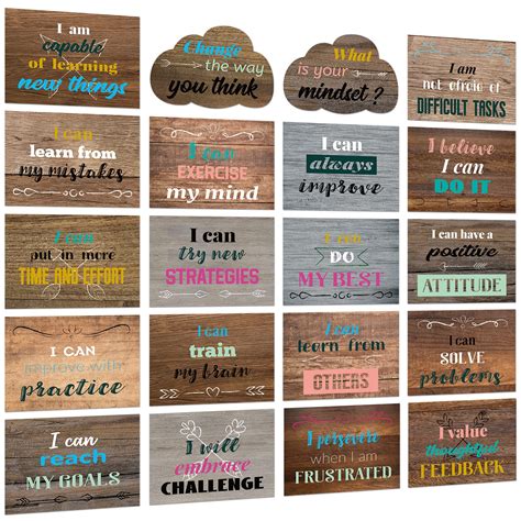 Buy Growth Mindset S Bulletin Board Decorations Pcs Positive Sayings For Board Classroom