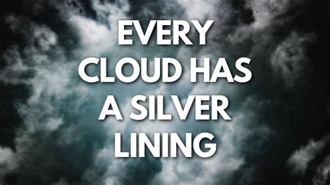 Every Cloud Has A Silver Lining Значение идиомы English 5 Minutes