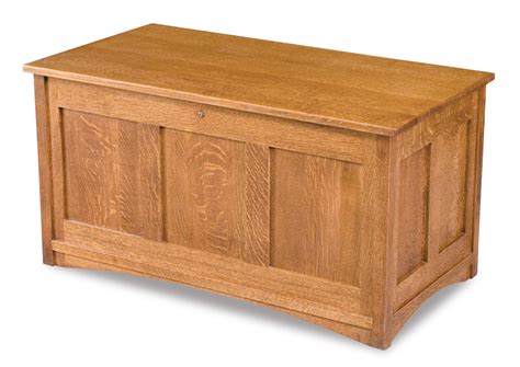 Mission Cedar Chest Amish Solid Wood Chests Kvadro Furniture