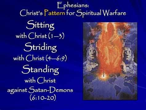 Ppt Ephesians Christs Pattern For Spiritual Warfare Powerpoint