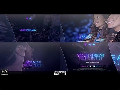 Download free after effects templates , download free premiere pro templates. After Effects Templates - The Great Music Event - Free ...