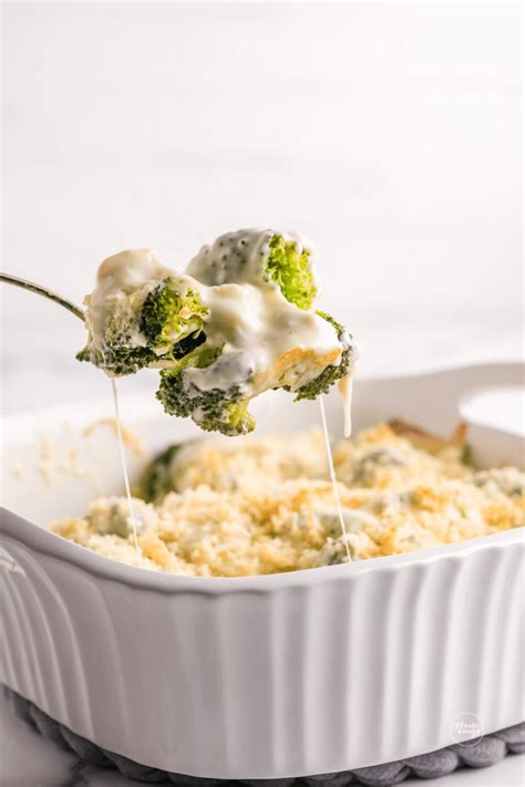 Easy Cheesy Broccoli Au Gratin Recipe The Fresh Cooky