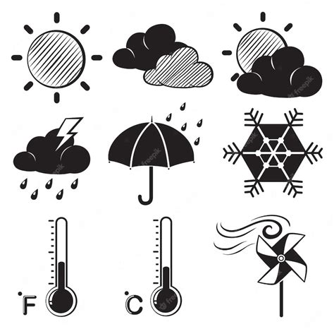 Free Vector Different Weather Conditions