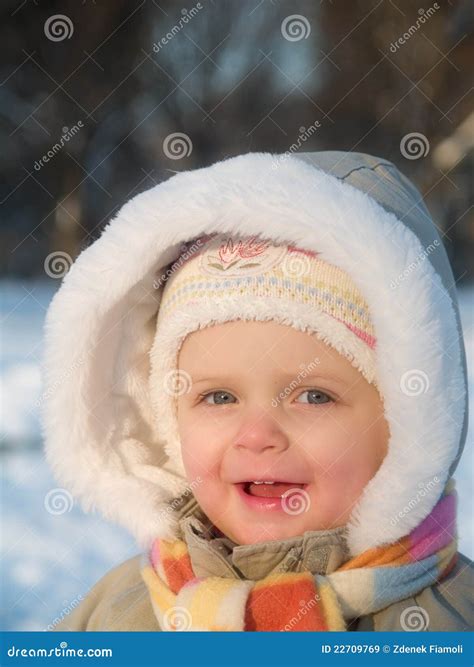 Winter Baby Stock Image Image Of Snow Child Pretty 22709769