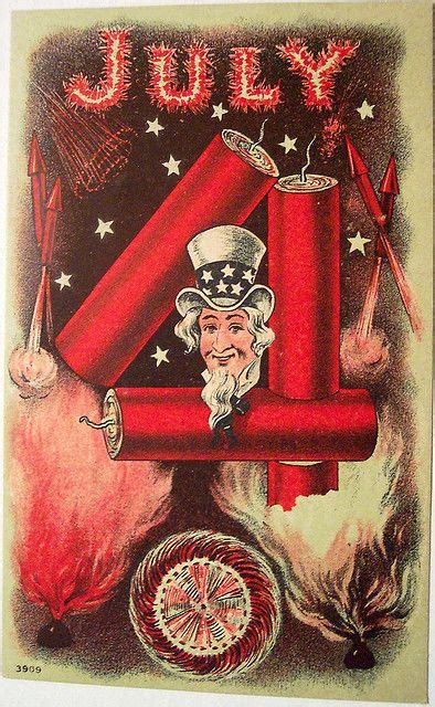 Vintage Postcard 4th Of July By Riptheskull On Flickr Fourth Of