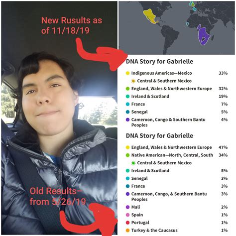 My Updated Ancestry Dna Results As Of 111819 Compared To My Old Dna Results From 52619 R