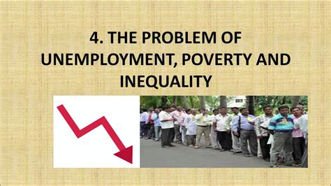 4 The Problem Of Unemployment Poverty And Inequality Part 1 Sr Secondary 318 Youtube