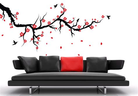 Cherry Blossom Wall Decal Branch Wall Decals For Nursery