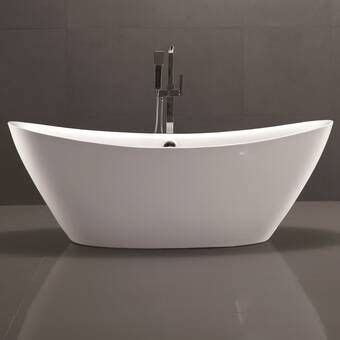 Soaking bathtubs are designed to hold the maximum amount of water, perfect for total. Davon 71" x 32" Freestanding Air/Whirlpool Bathtub ...