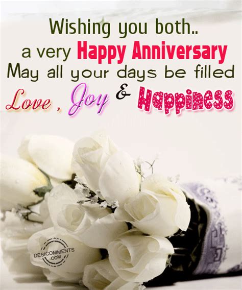 Wishing You Both A Happy Anniversary Pictures Photos And Images For