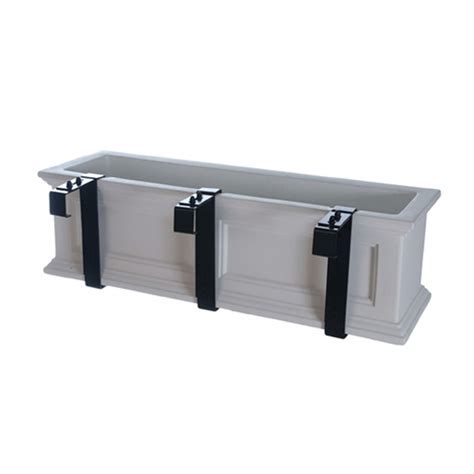 I have been searching for boxes for a while and we have had window boxes for over twenty years, which badly needed replacing. Exterior Solutions - Adjustable Window Box Deck Rail Kit ...