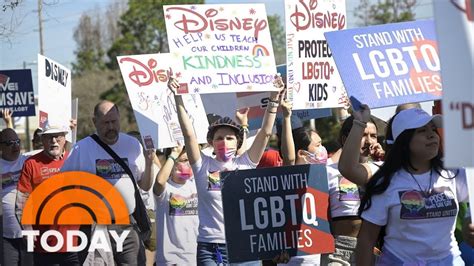 Don T Say Gay Bill Faces Protest Ahead Of Florida Senate Vote Youtube
