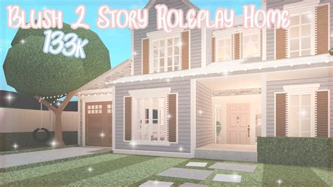 Blush 2 Story Roleplay Home Bloxburg Speed Build Its Summerrose