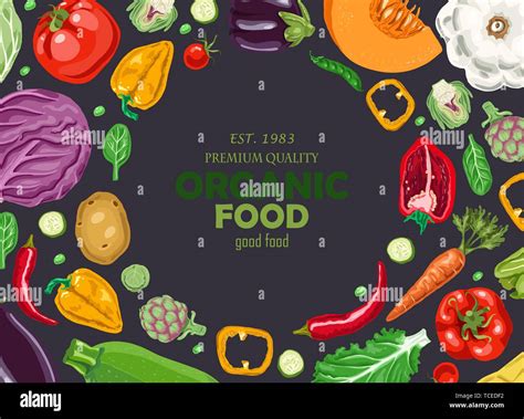 Food Poster Background Gambaran