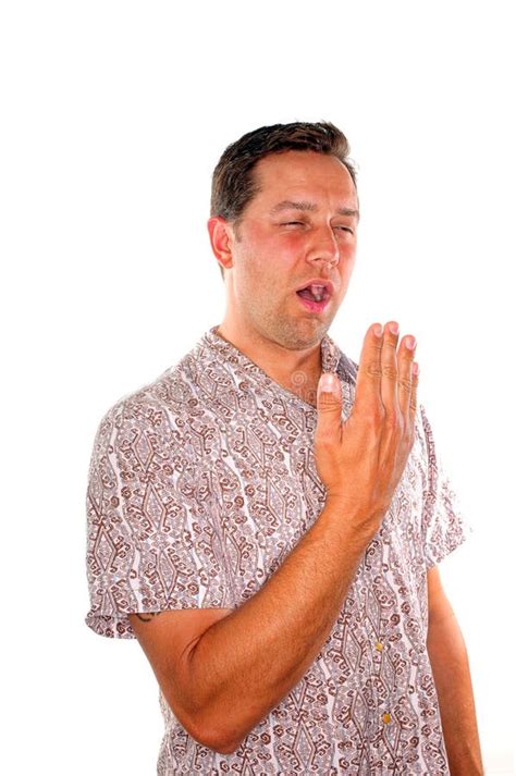 Man Yawning Stock Image Image Of Individual Brunette 25104329