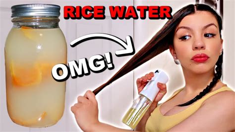 Overnight Rice Water Spray For Extreme Hair Growth How To Make Rice Water For Hair Growth