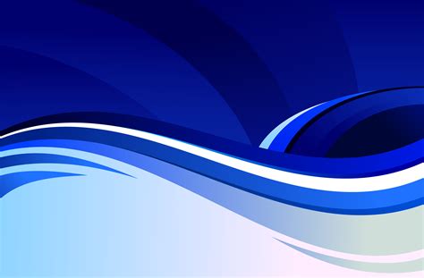 Abstract Blue Waves Vector Background 554312 Vector Art At Vecteezy